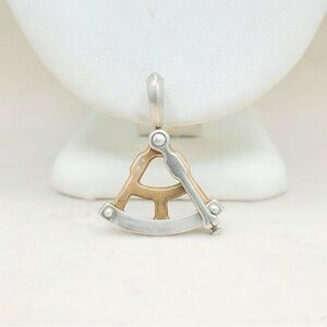 David Yurman Maritime Sextant Amulet With Bronze